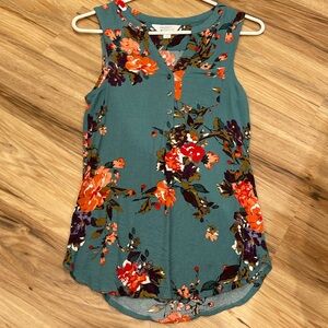 Floral tank top